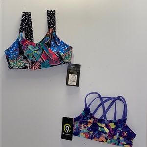 Girls sport bra/exercise tops